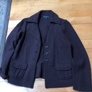 harvé benard 100% wool jacket